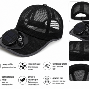 2 pcs Solar fan Cap